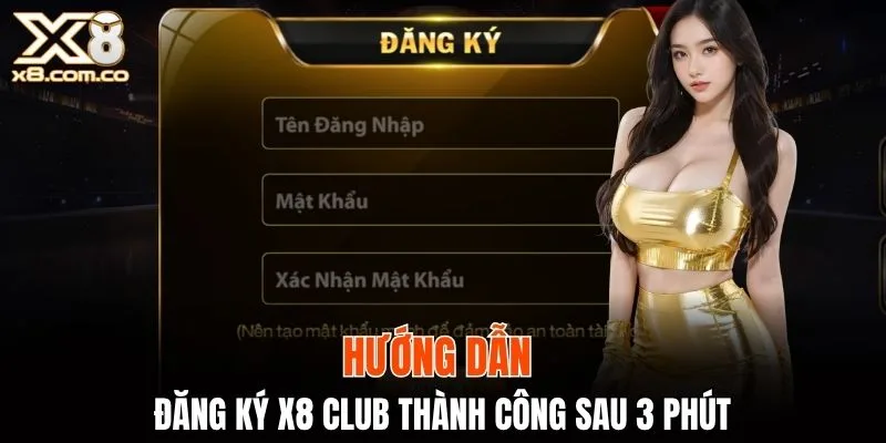 Hướng dẫn cách mở tài khoản X8 Club thành công sau 3 phút