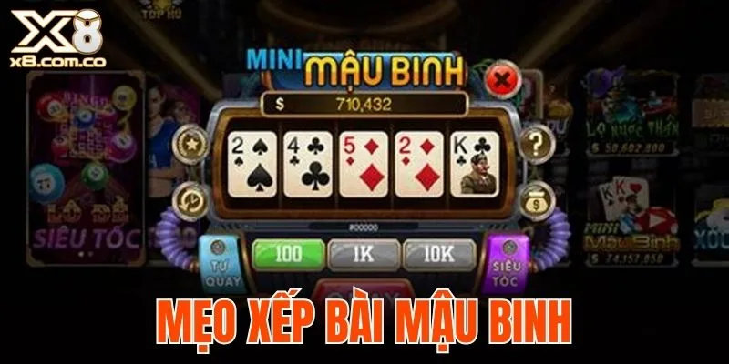 mẹo xếp bài mậu binh