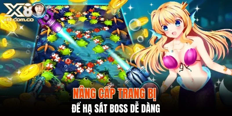 Nâng cấp trang bị để hạ sát boss dễ dàng